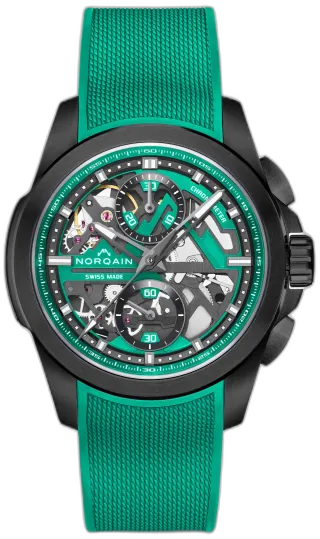 Norqain Independence Skeleton Chrono 42mm Titanium Jade Green Limited Edition