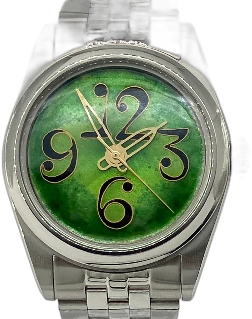 Cincinnati Watch Company The Numbers on Green