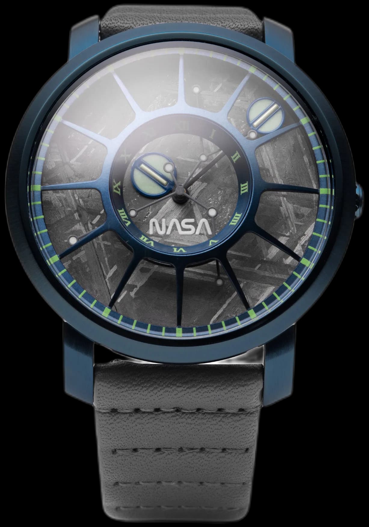 NASA Trappist-1 Automatic Sapphire Meteorite Blue Supernova