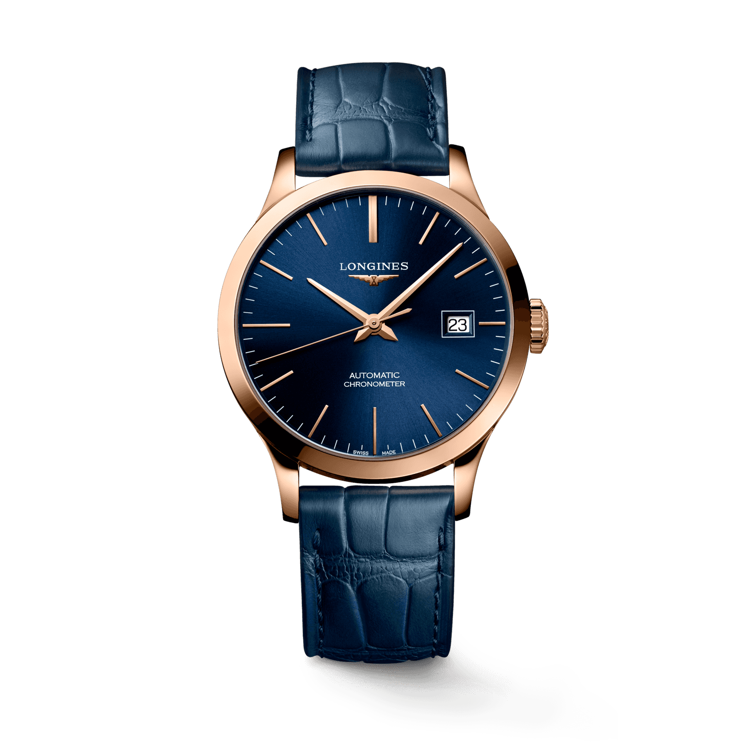 Longines Record 39mm Gold