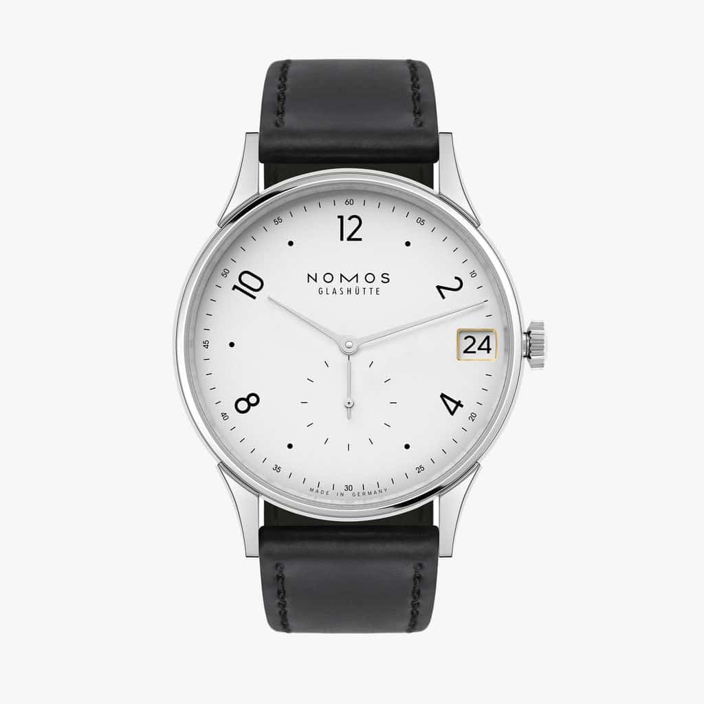 NOMOS Glashütte Minimatik 39 date blue