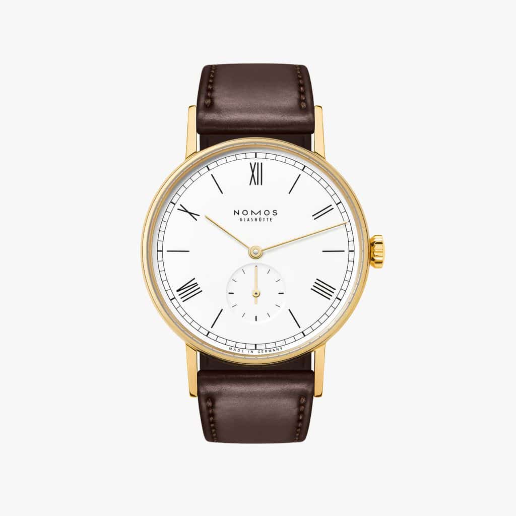 NOMOS Glashütte Ludwig gold enamel white