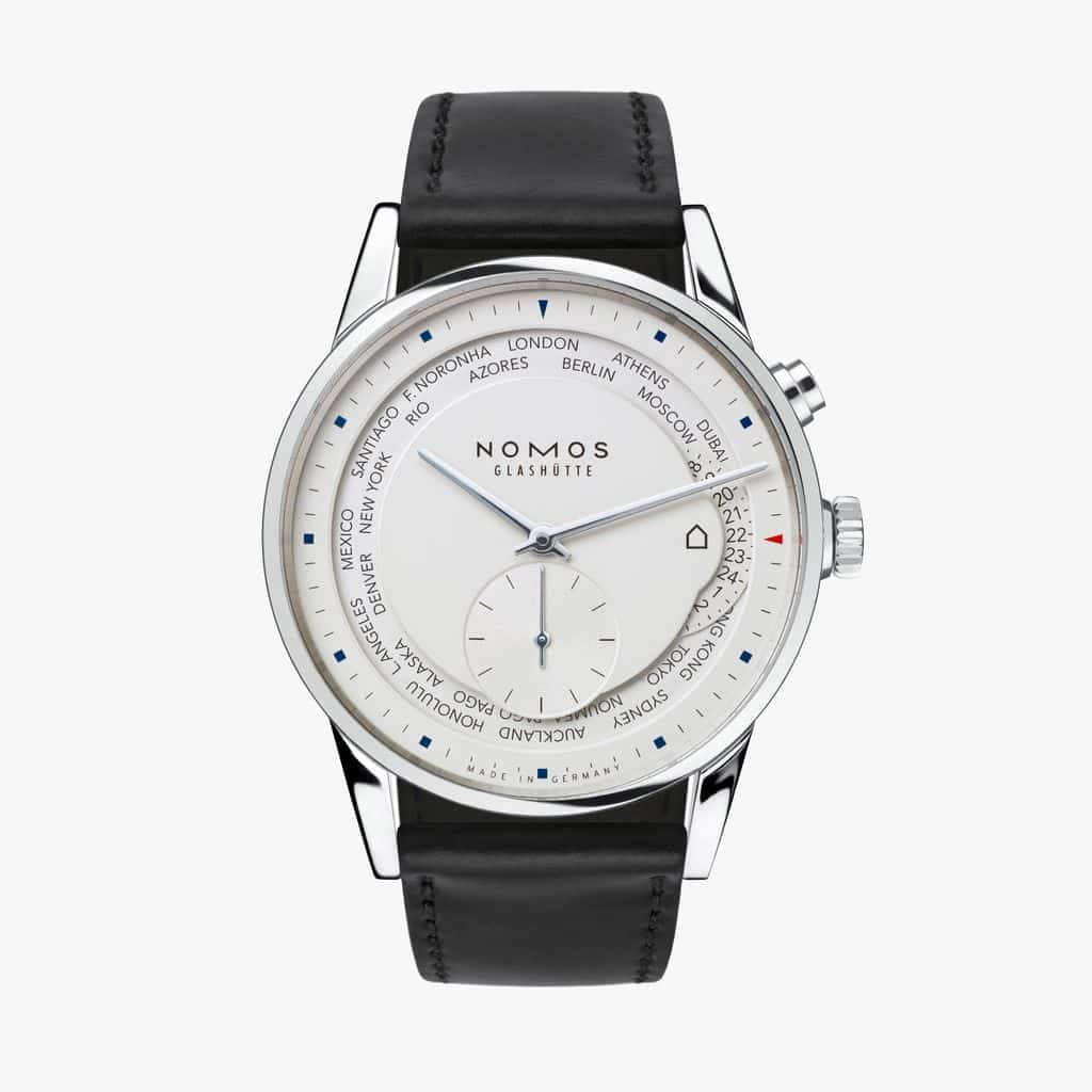 NOMOS Glashütte Zürich Worldtimer midnight blue