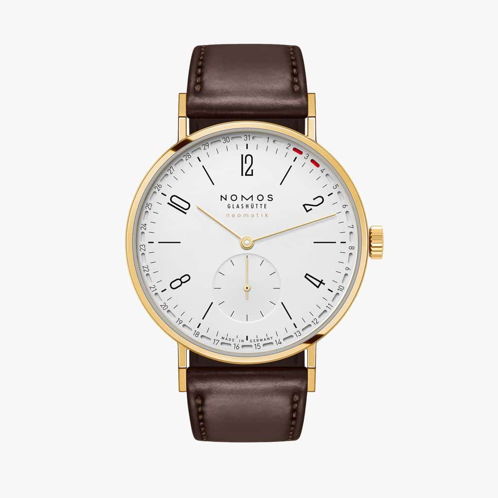NOMOS Glashütte Tangente gold neomatik 38 Update