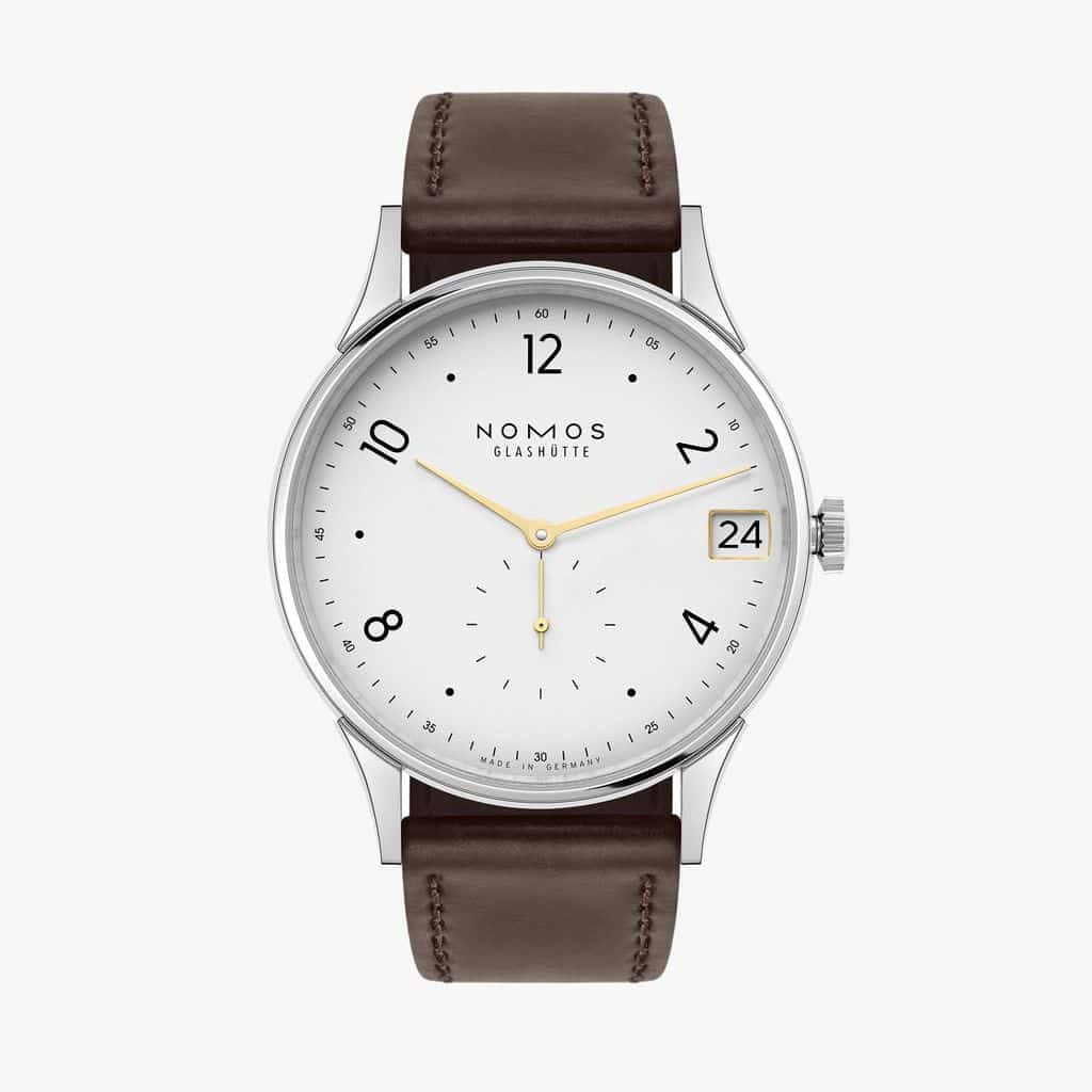 NOMOS Glashütte Minimatik 39 date blue