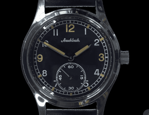Cooper Watches Aeschbach WW2 Pattern German Wehrmacht & Luftwaffe Dienstuhr (Army/Airforce Serv