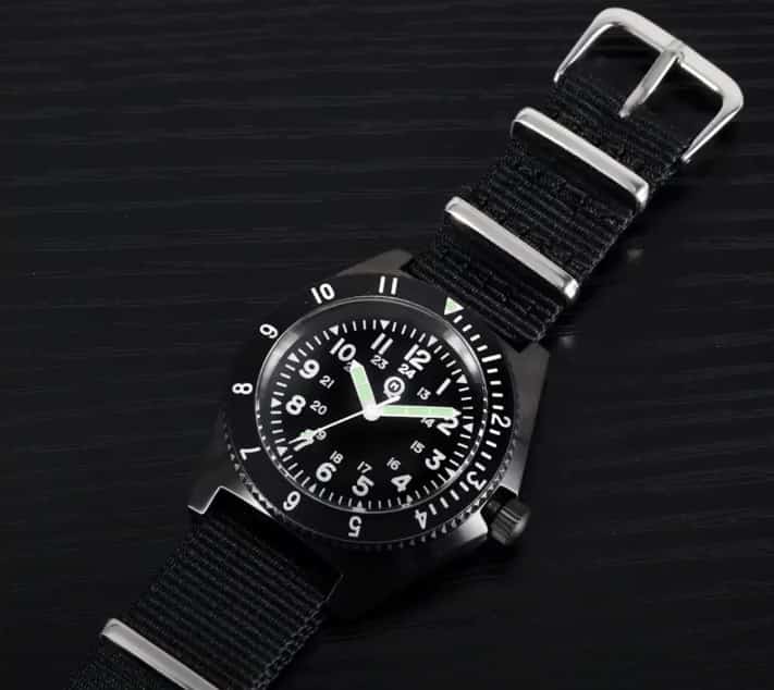 Cooper Watches "Vietnam" / Platoon US Special Forces UDT watch - Type D sterile Royal Navy dial