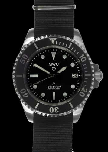 Cooper Watches MWC 24 Jewel 1982 Pattern 300m Automatic Military Divers Watch with Sapphire (Date)