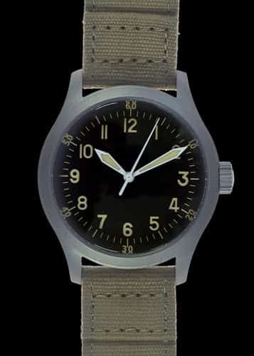 Cooper Watches A-11 1940s WWII Pattern Military Watch (Automatic) with 100m Water Resistance