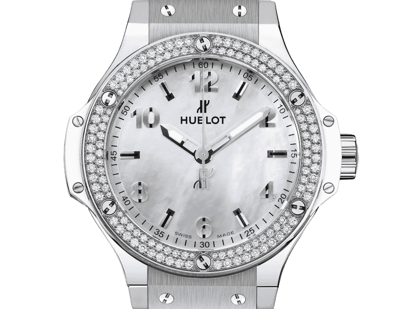 Hublot Big Bang All White Diamonds Mother of Pearl 38mm