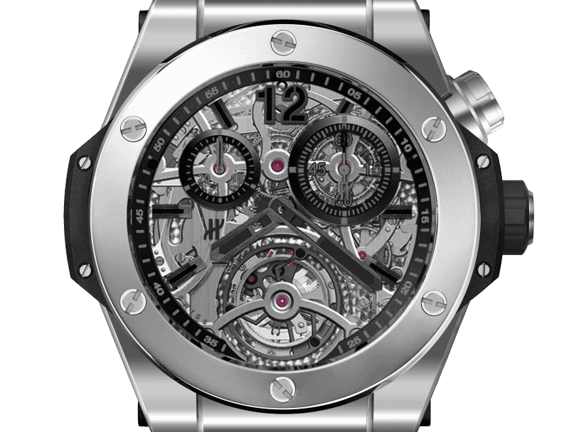Hublot Big Bang Tourbillon Chronograph Cathedral Minute Repeater Polished Titanium 45mm
