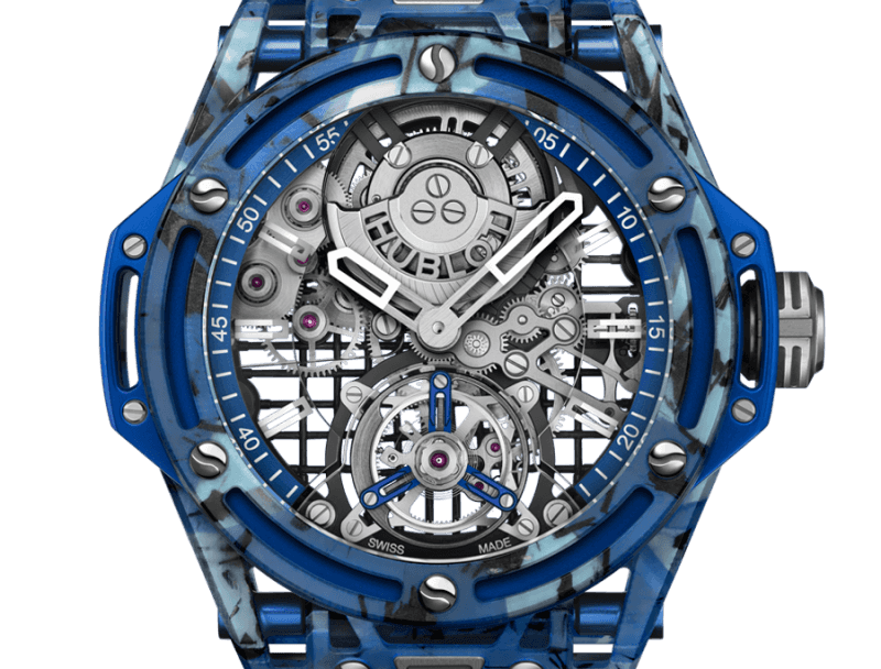 Hublot Big Bang Tourbillon Novak Djokovic Goat Edition Blue 44mm