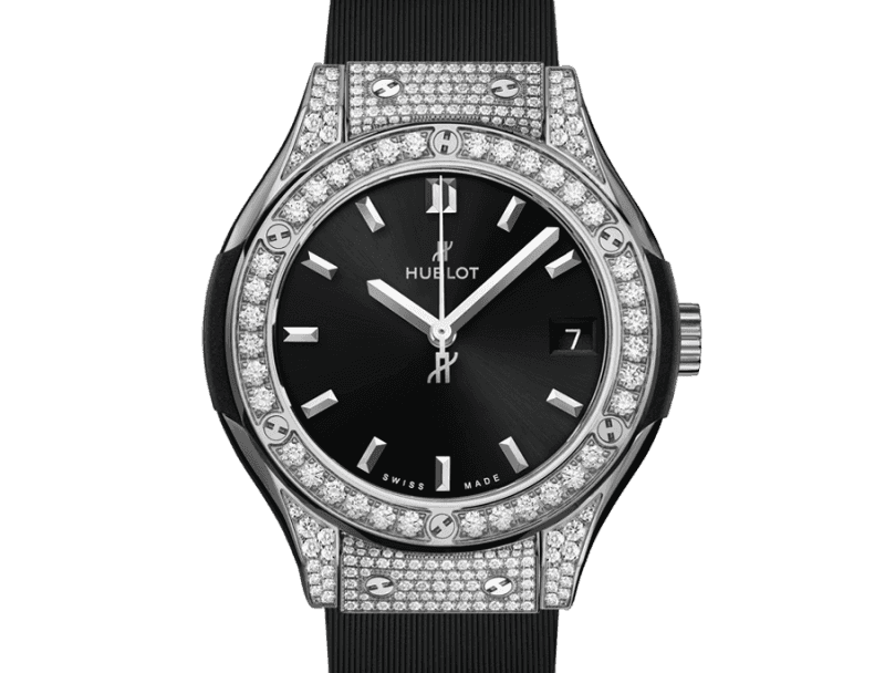 Hublot Classic Fusion Titanium Pave