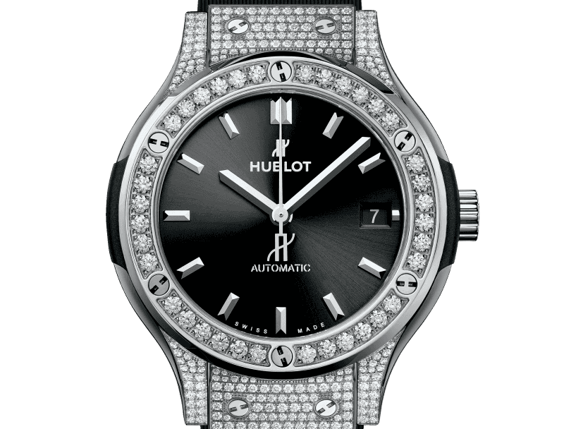 Hublot Classic Fusion Titanium Pave