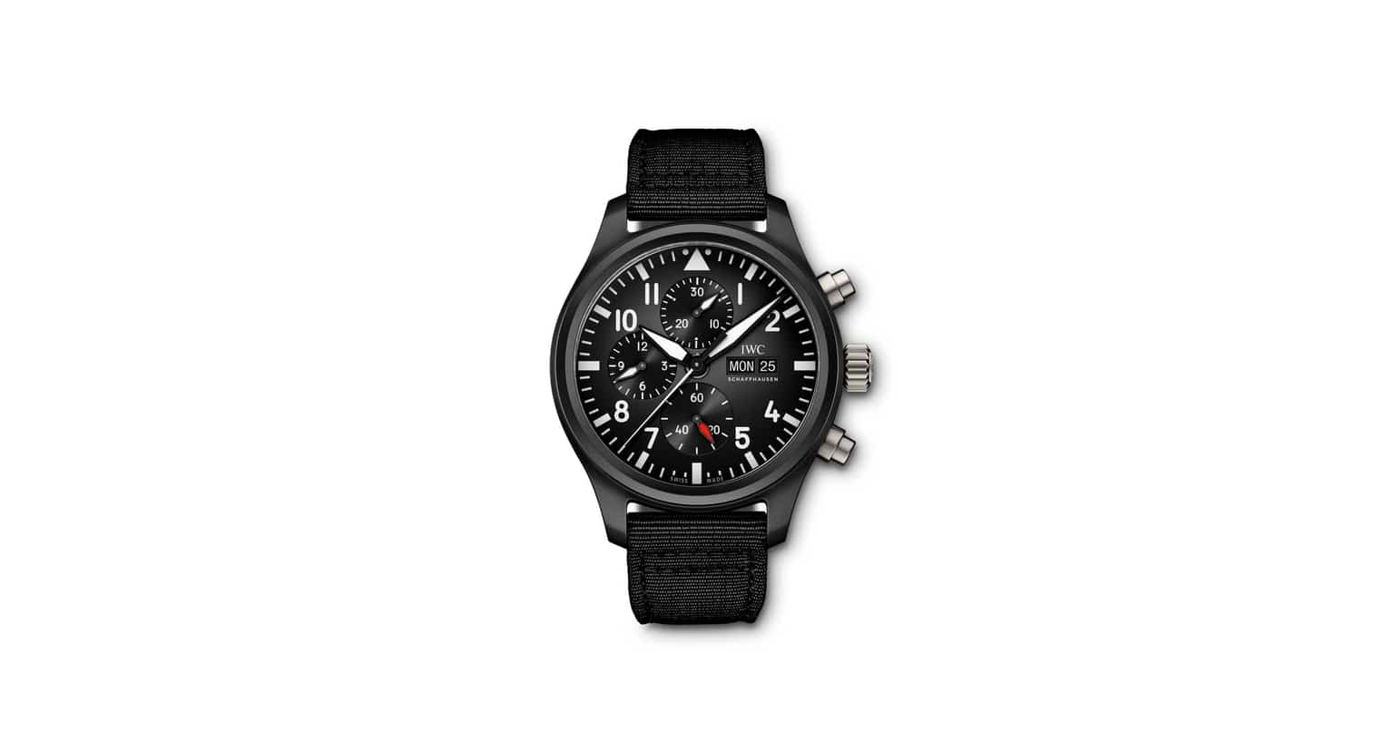 IWC Schaffhausen Iw3891 Pilots Watch Chronograph Top Gun Edition
