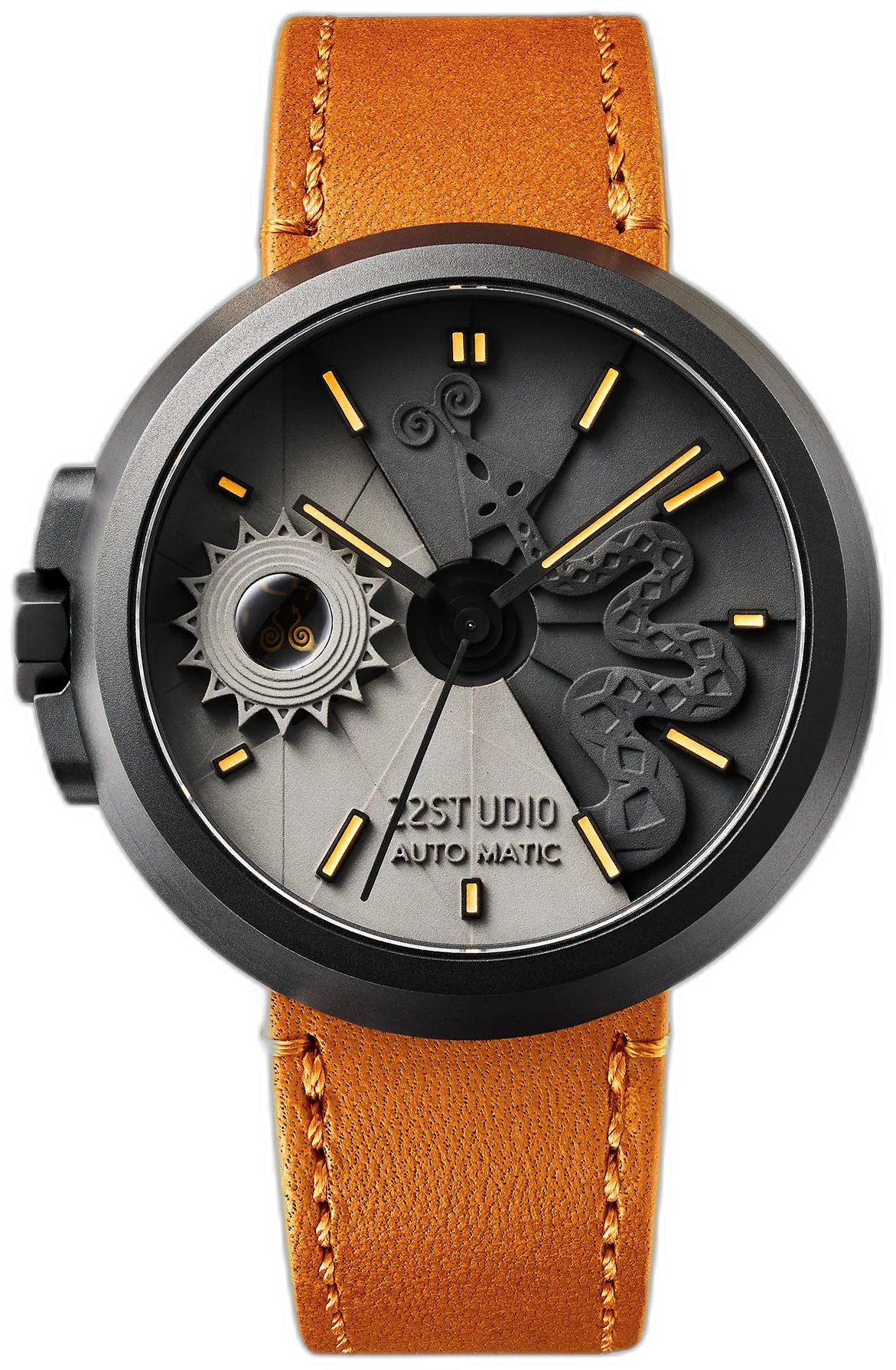 22 Studio 4D Concrete Watch Automatic 45mm Snake Edition