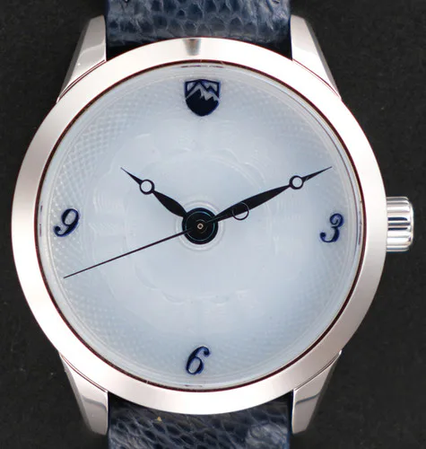 5280 Watch Company Antero (40mm Round Case) - Opalescent Blue-Gray Dial