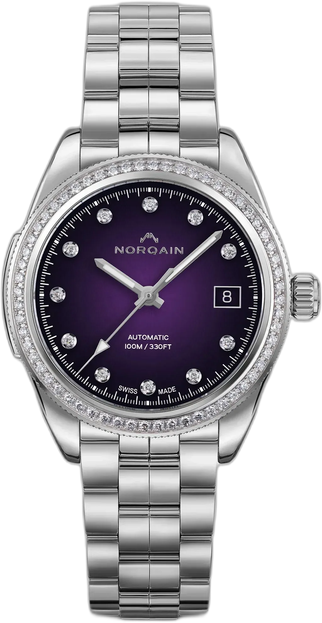 Adventure Sport 37mm Purple Gradient Diamond Bezel