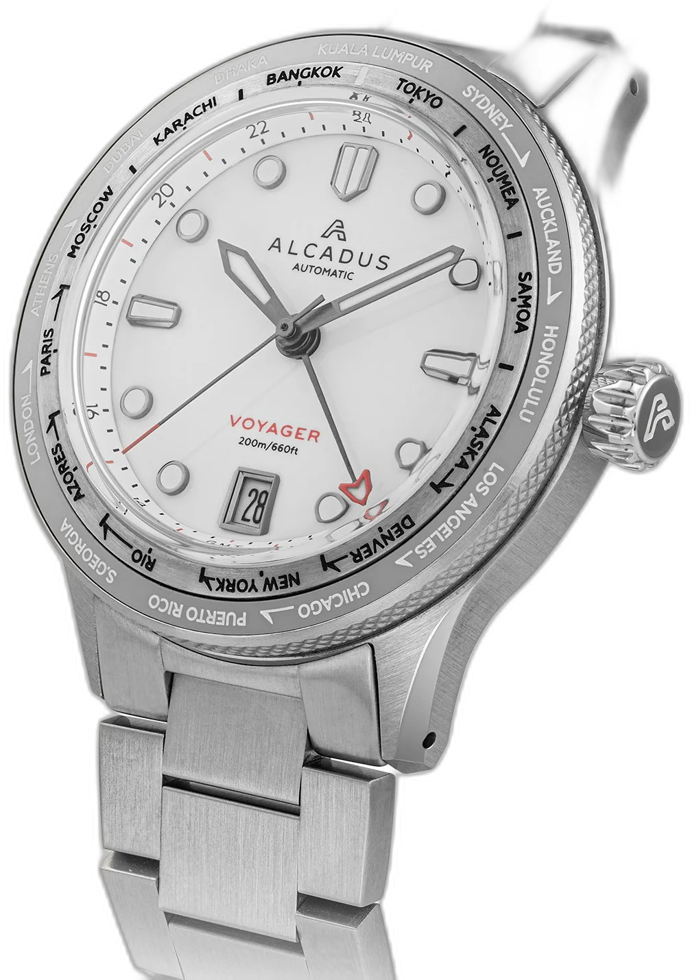 Alcadus Watches Voyager Worldtimer GMT
