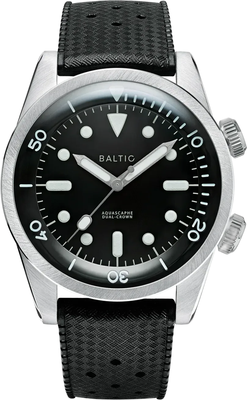 Aquascaphe Dual-Crown - Black PVD