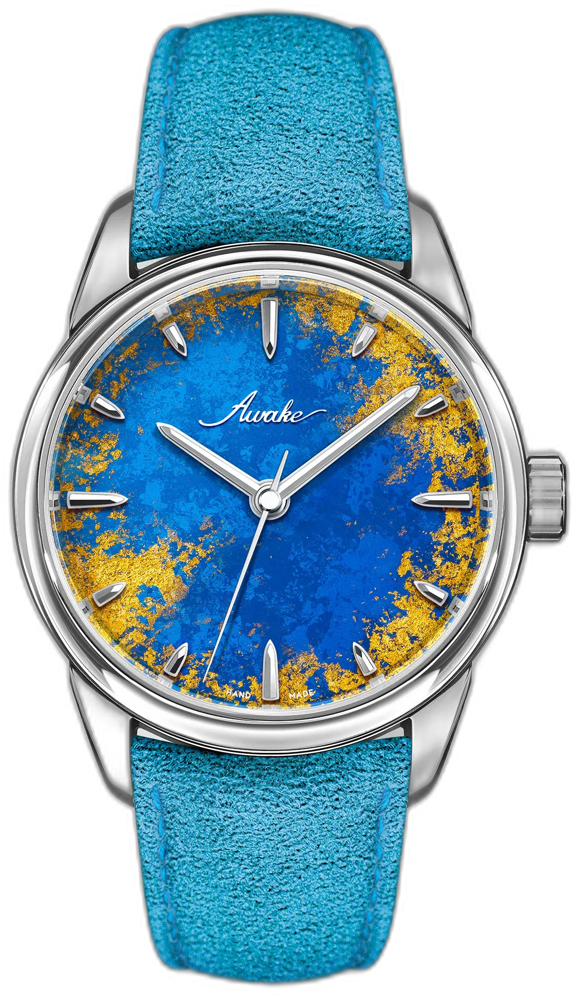 Awake Watches Son Mài - Frosted Leaf « Royal Blue »