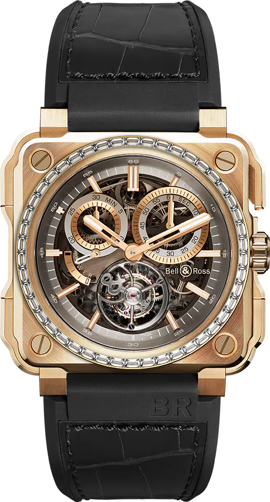 BR-X1 TOURBILLON  ROSE GOLD DIAMONDS