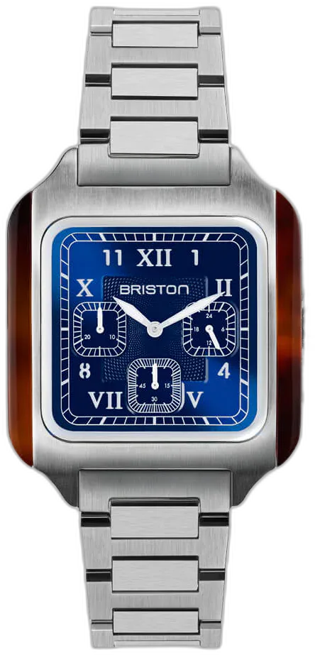 Briston Streamliner Kennedy - Chrono - Acier - Bleu