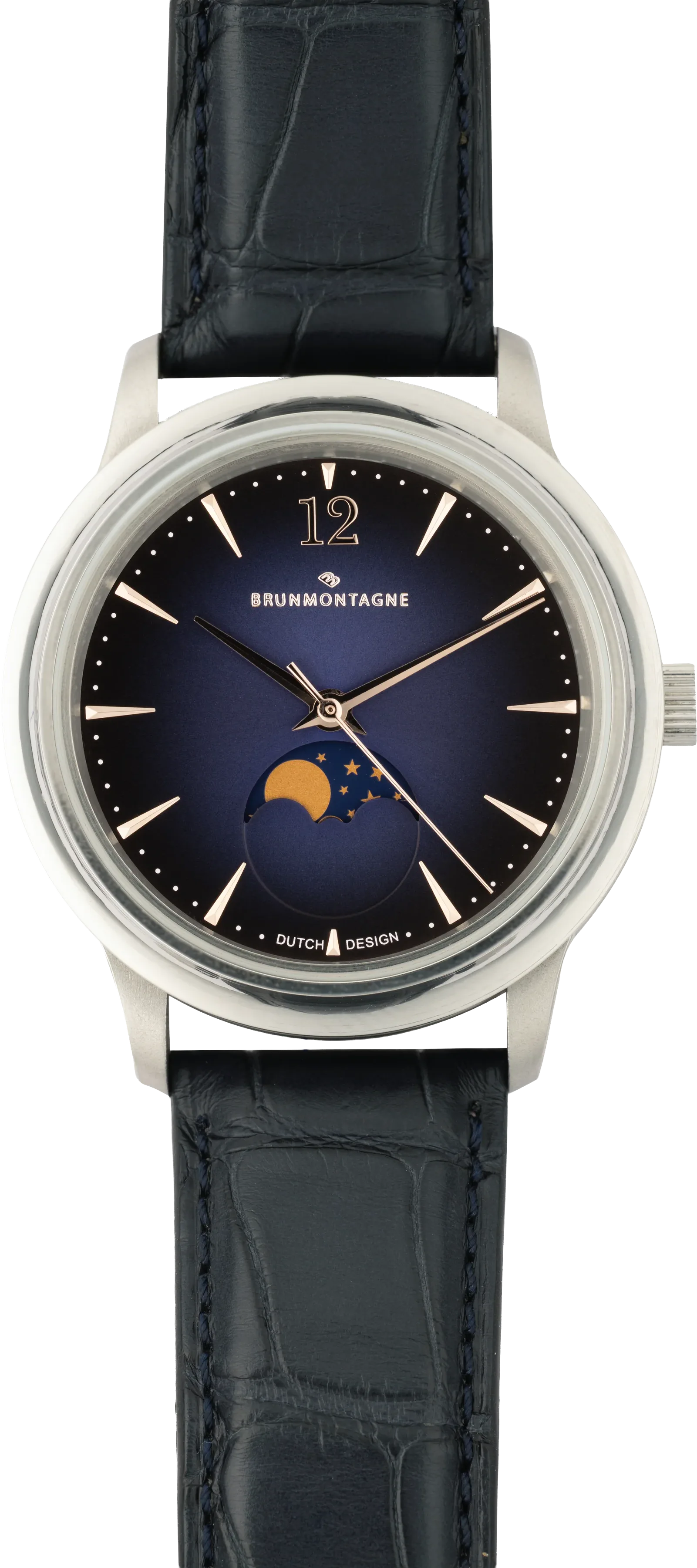 Brunmontagne Ambassador Blauw Moonphase