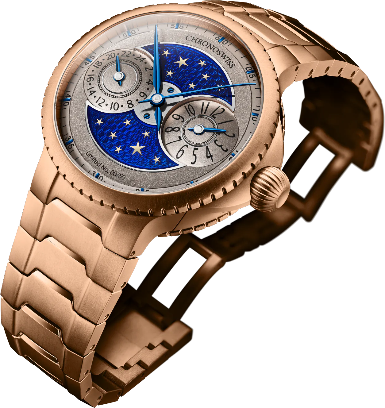 ChronoSwiss Pulse GMT Enamel Sky Gold
