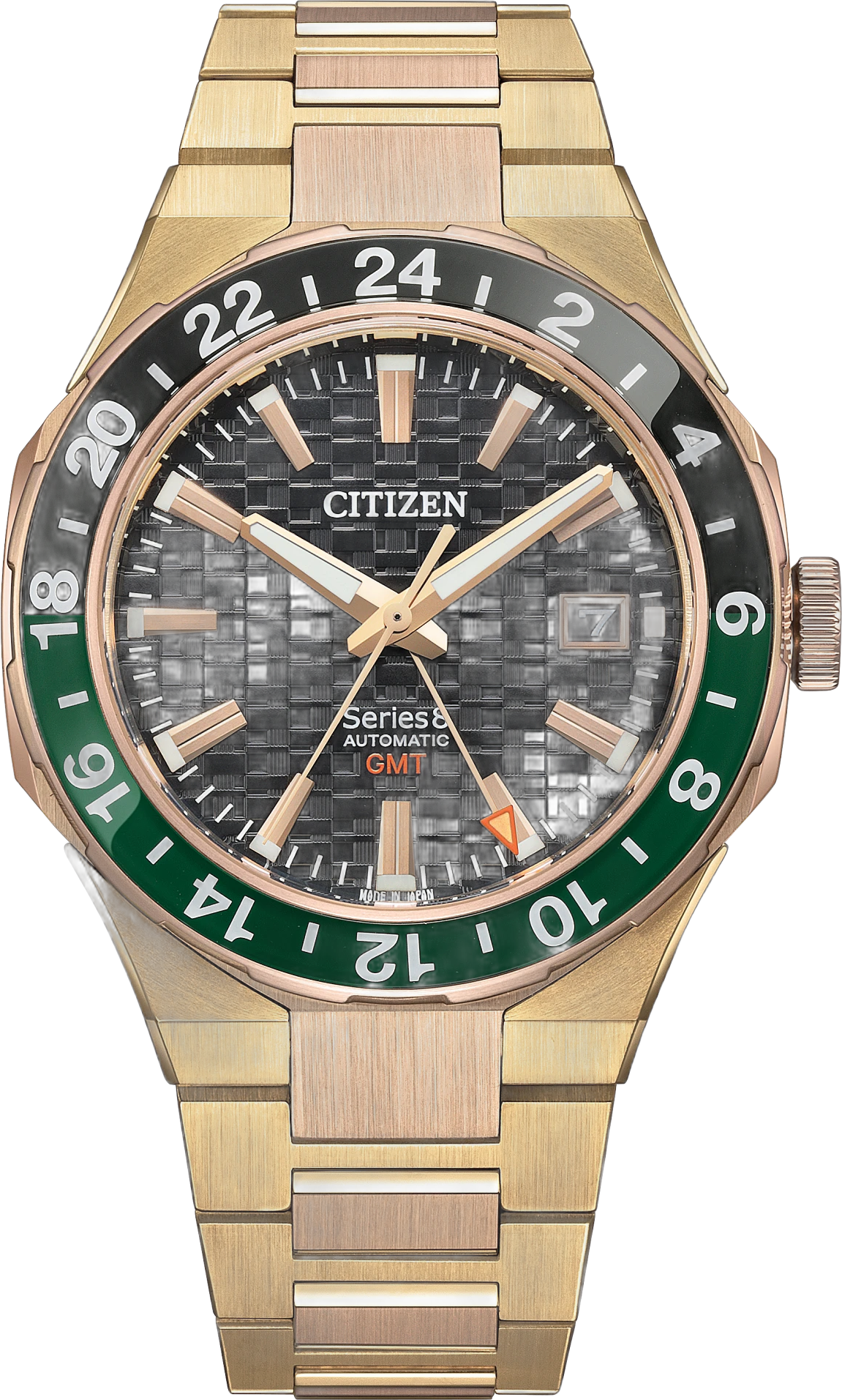 Series 8 880 GMT Gold-Tone