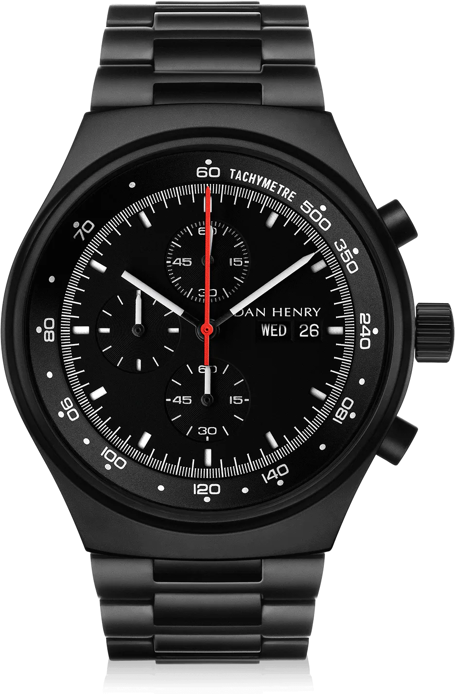 Dan Henry Black Chronograph