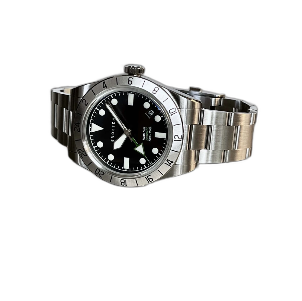 Enoksen ROAM E07/B Automatic GMT Watch - 40mm