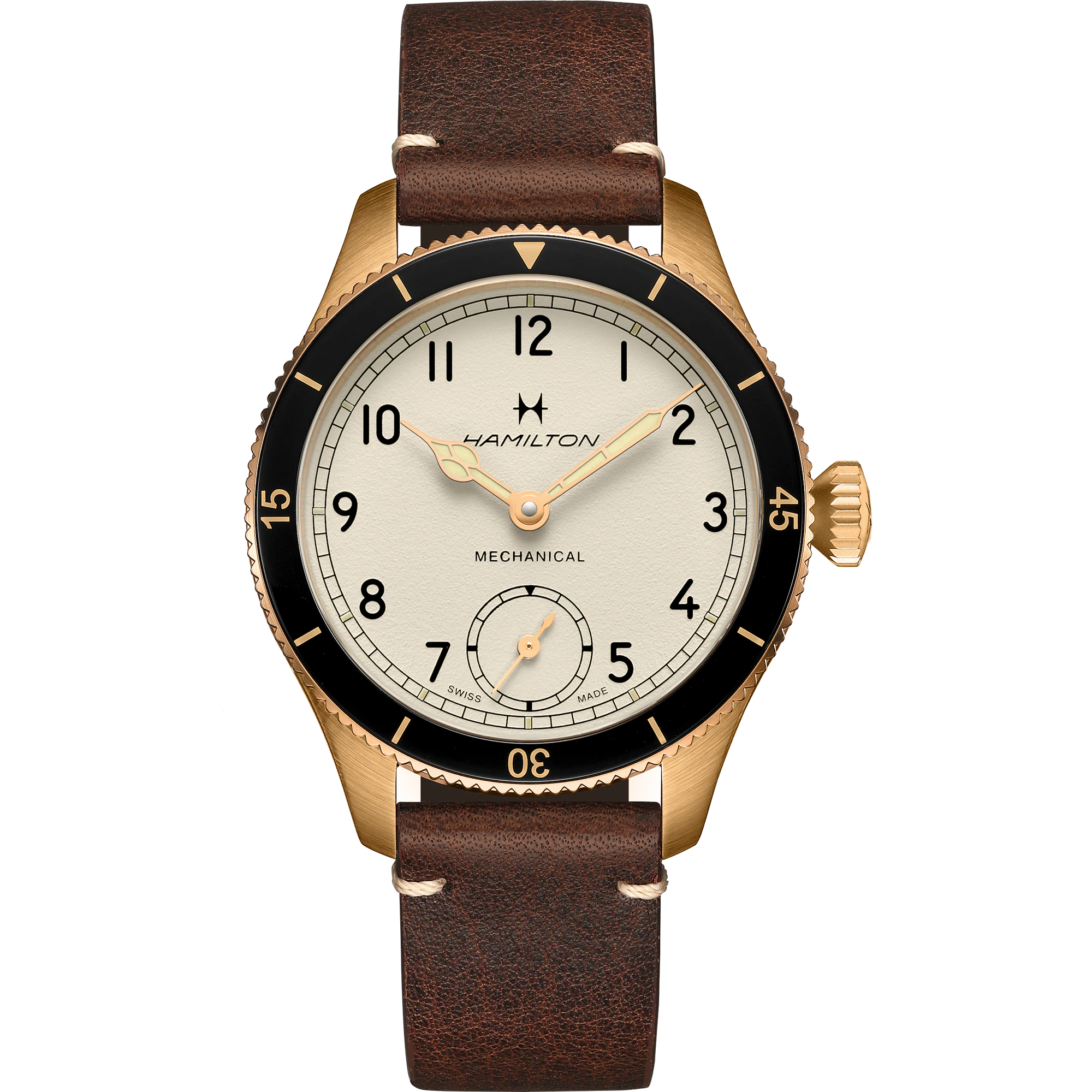 Khaki Aviation Pilot Pioneer Mechanical Bronze
