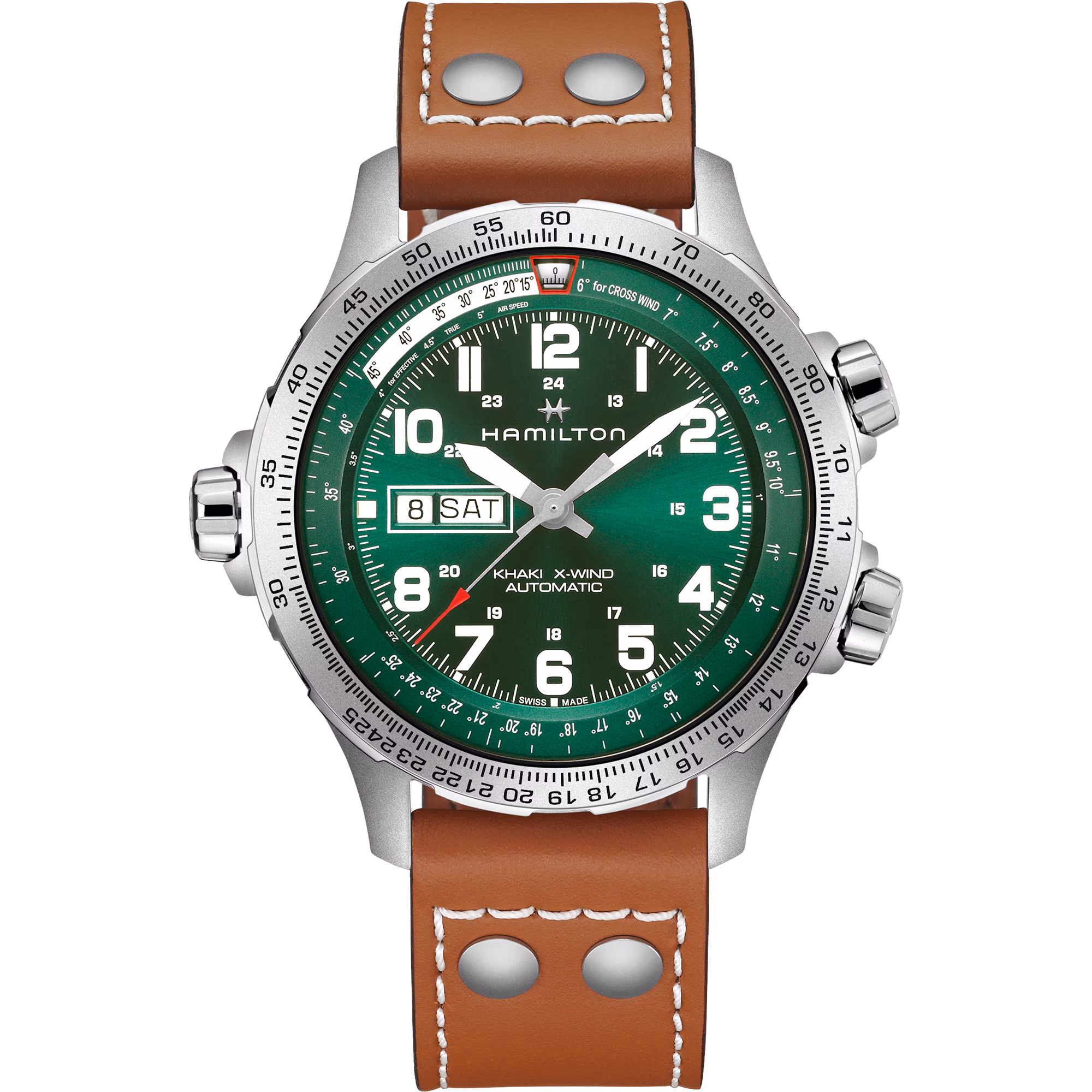 Khaki Aviation X-Wind Day Date Auto