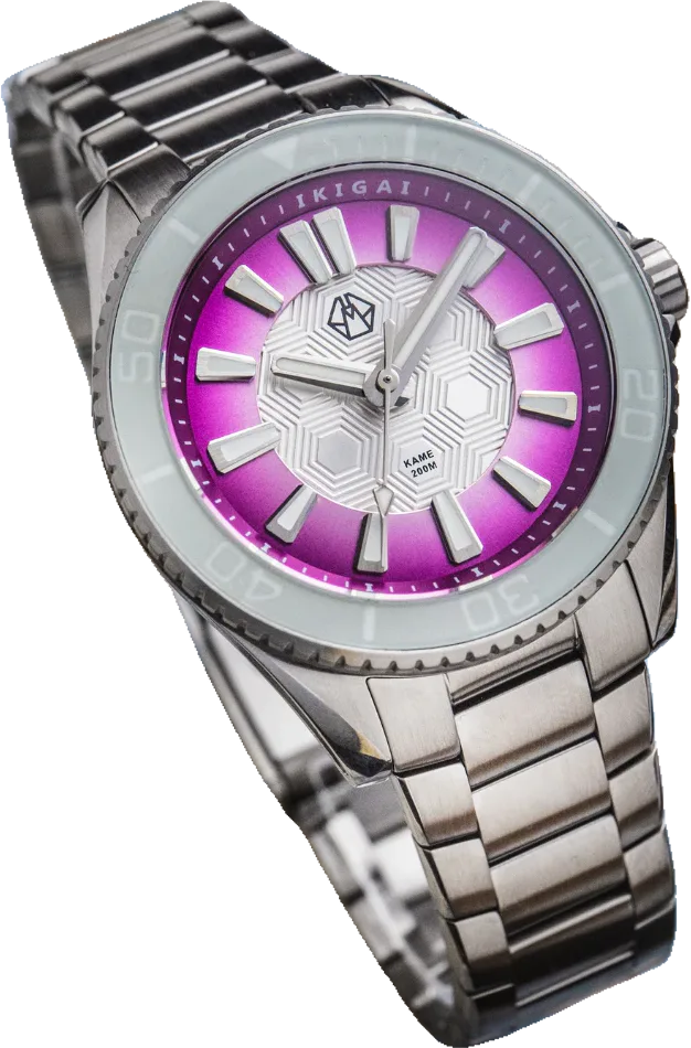 Ikigai Watches Kame 200m "Pink Panther"