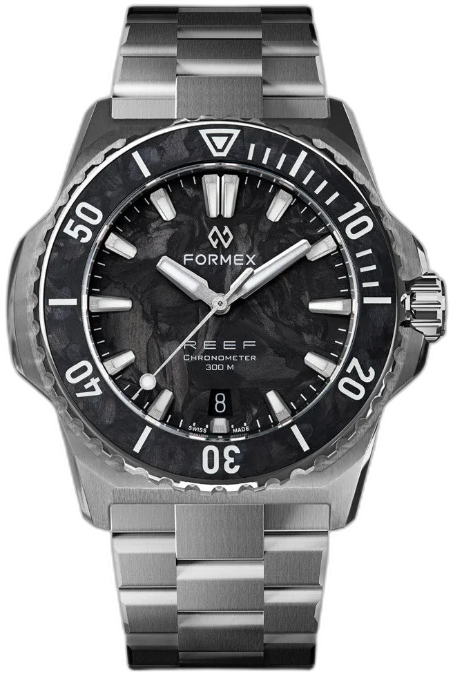 Islander Formex Reef 39.5mm Dive Watch with Forged Carbon Dial and Bezel #2201.1.6399.100