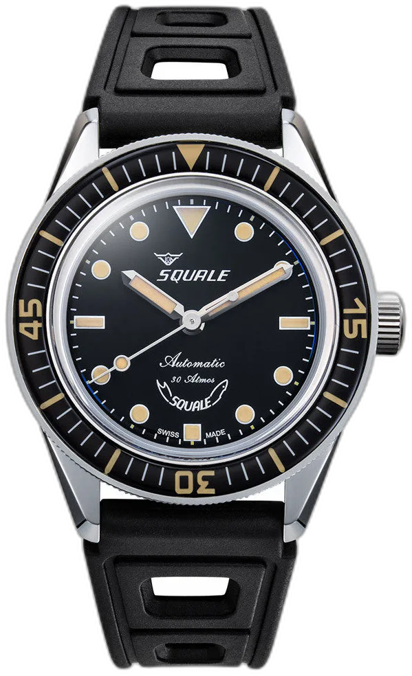 Islander Squale SUB-37 Legend Dive Watch #SUB37BKBK.RBK