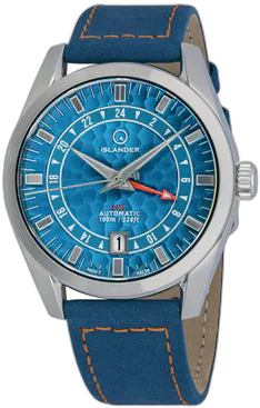 Islander Melville GMT with Blue Hammer Dial #ISL-222