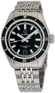 Islander Port Jefferson Skin Diver Automatic Watch with Ink Black Dial #ISL-296