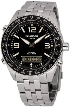 Islander Rocky Point Analog-Digital Watch with Black Dial #ISL-327