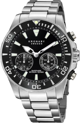 Kronaby Hybrid Watches Kronaby Diver S3778/2, 45.7 mm