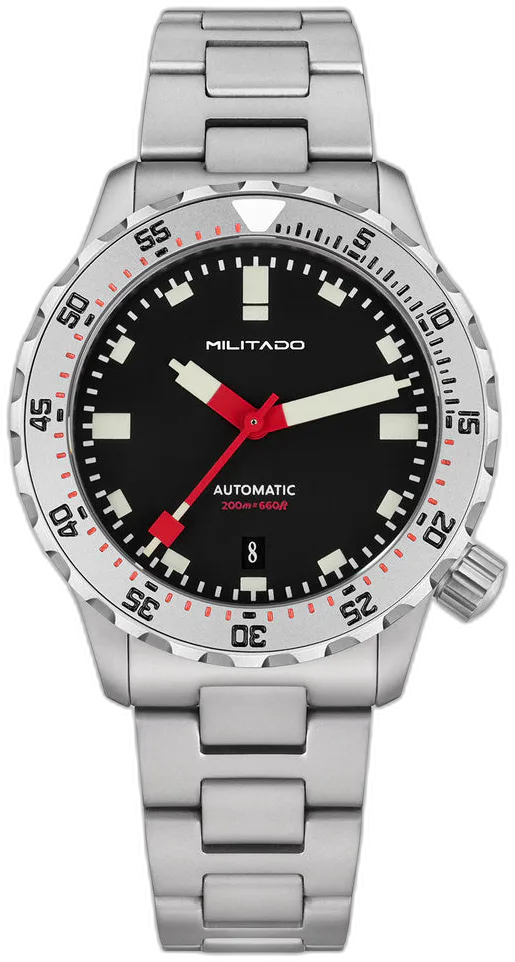 Militado 39mm Dive Watch PT5000 Automatic Mech Watch ML20