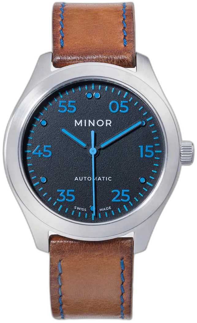 Minor Watches Minor Heritage Black Blue Automático