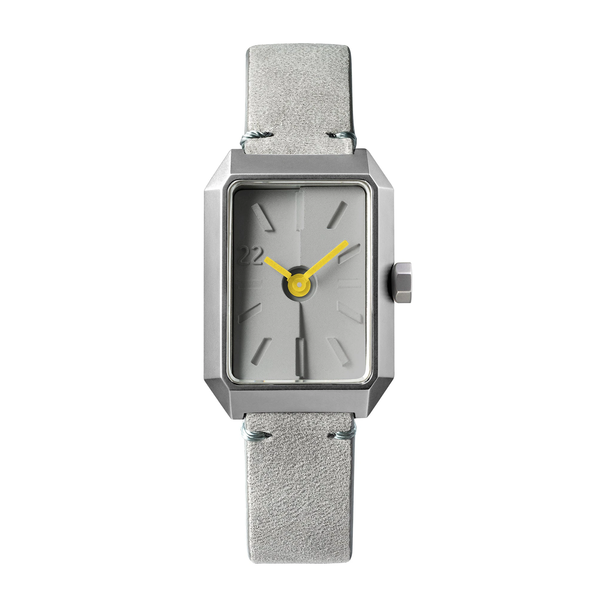 22 Studio Ups & Downs Rectangular Concrete Watch