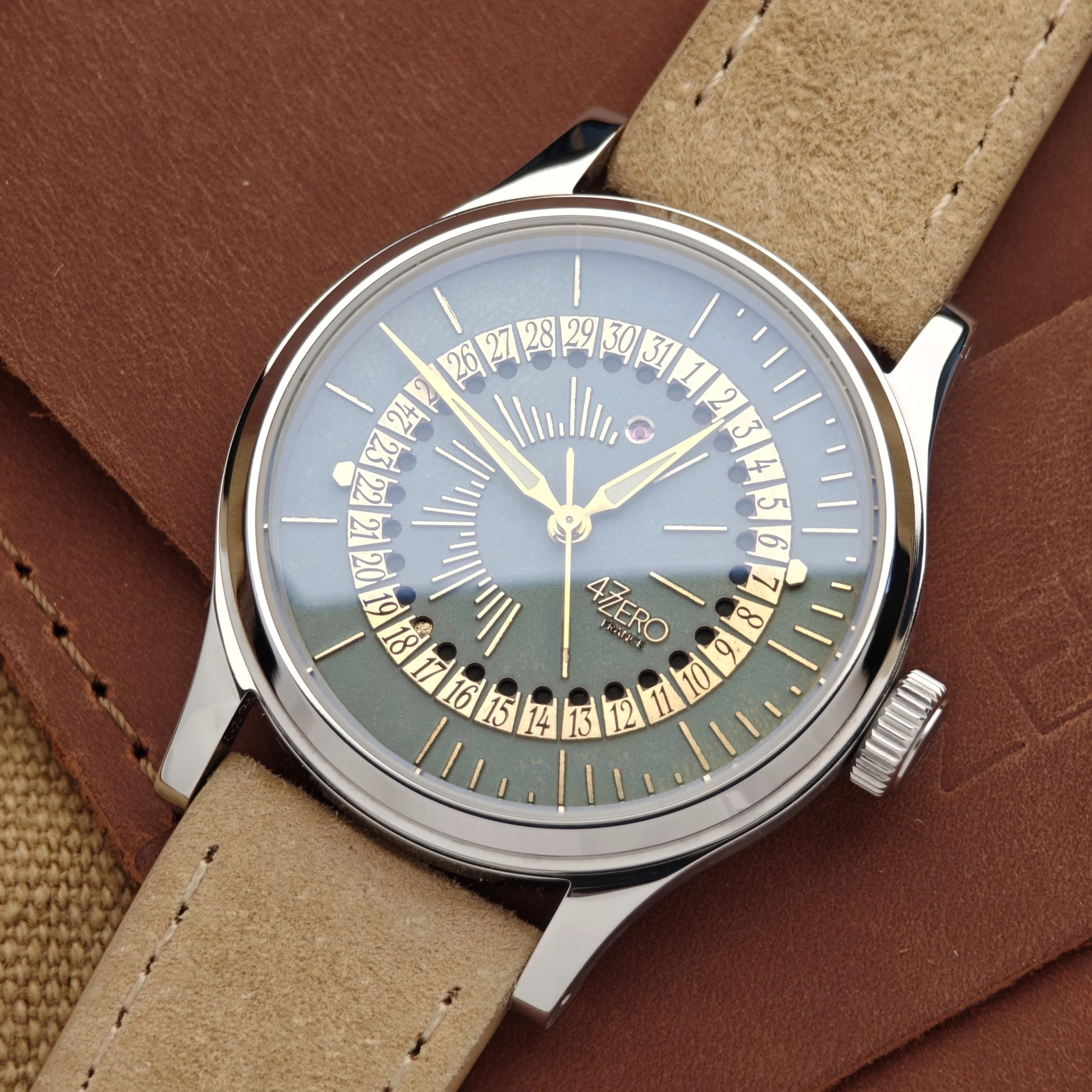 47ZERO La Date Dorée, Roulette edition. Ancient Verdigris