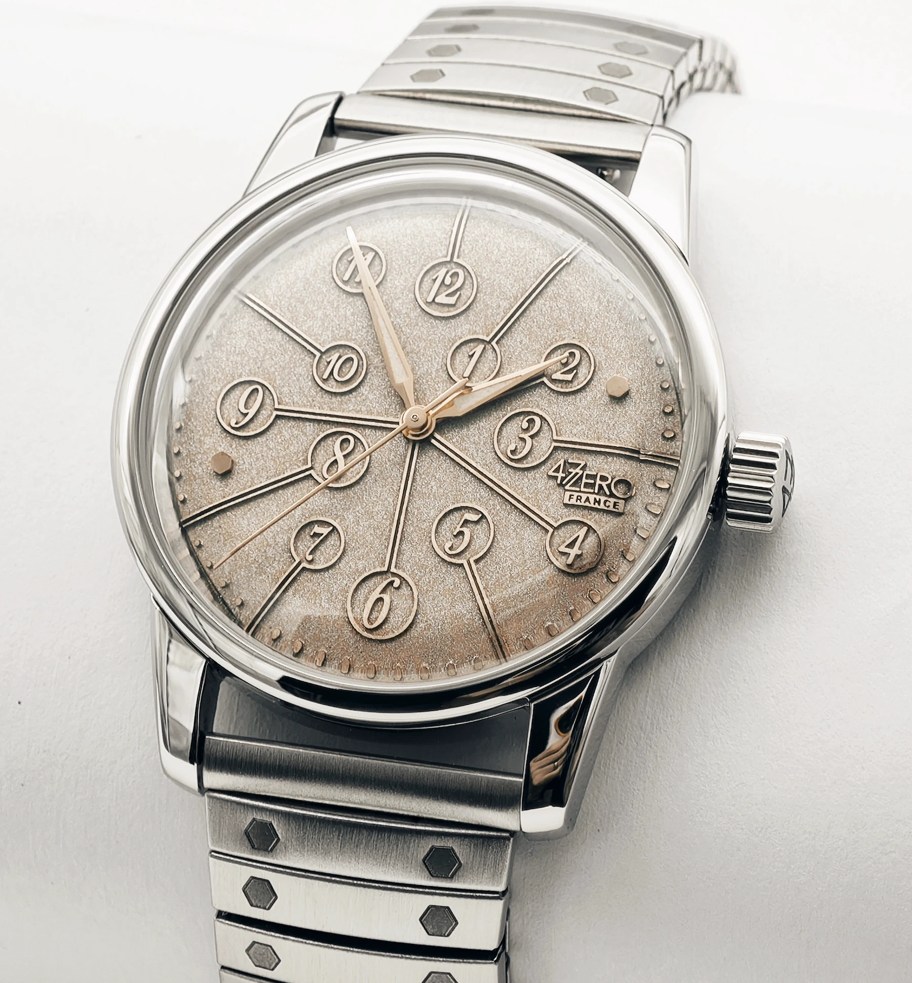 47ZERO Odd-Hours, Double-Dome, Vintage-Vibe, 38mm