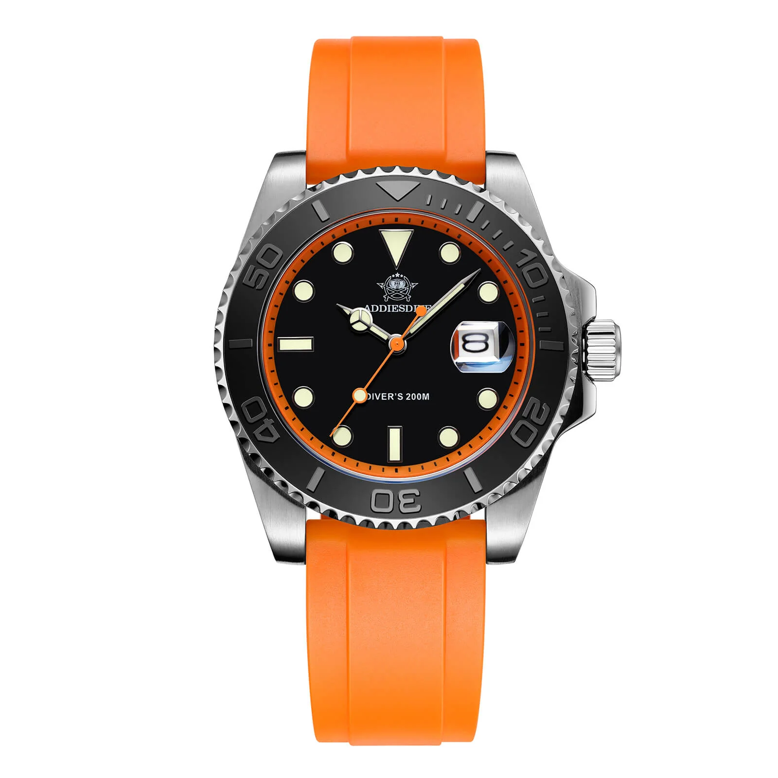 Addiesdive 41mm Sports Quartz Watch Waterproof 200M