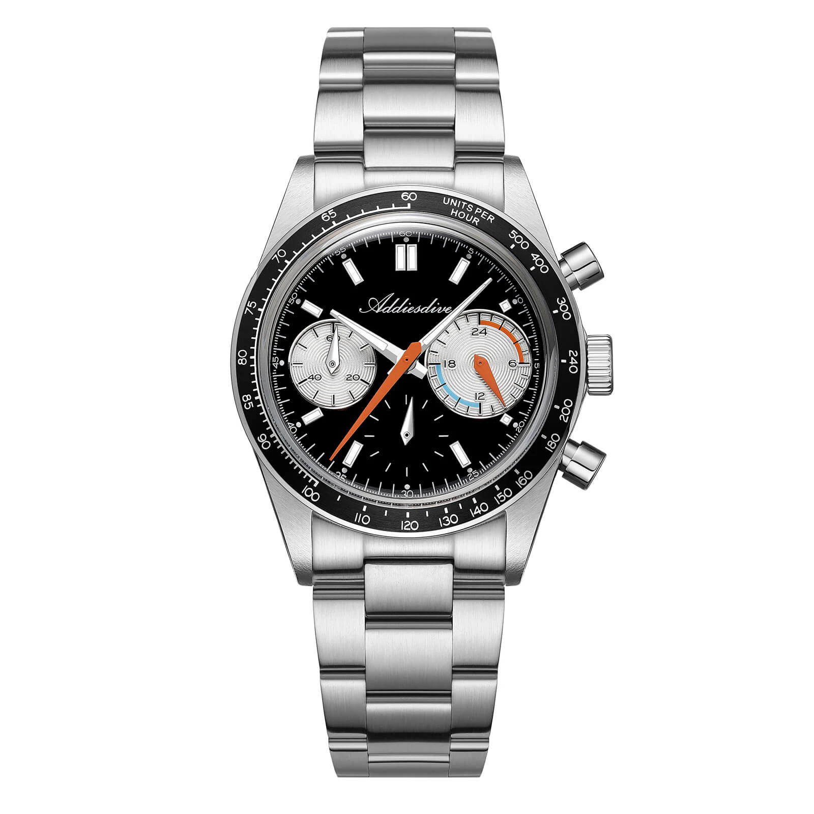 Addiesdive 37mm VK63 Racing Chronograph Quartz Watch AD2539