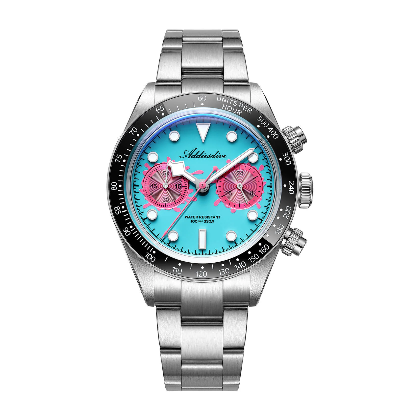 Addiesdive 40mm VK64 Chronograph Watch AD2520