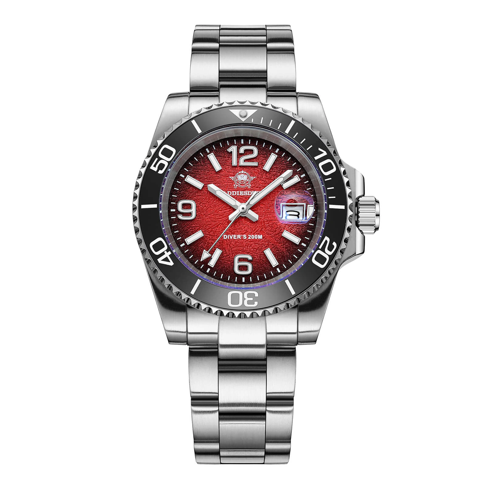 Addiesdive 41mm Modern Sub Quartz Watch with 200M Water Waterproof, AD2513